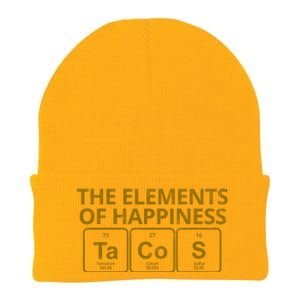 The Elements Of Happiness Taco Lover Knit Cap Winter Beanie