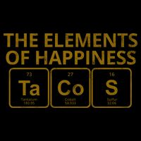 The Elements Of Happiness Taco Lover Mug