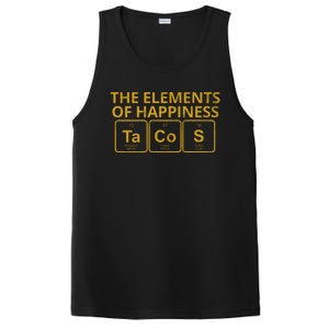 The Elements Of Happiness Taco Lover PosiCharge Competitor Tank