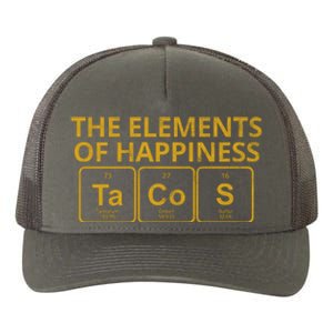 The Elements Of Happiness Taco Lover Yupoong Adult 5-Panel Trucker Hat