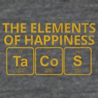 The Elements Of Happiness Taco Lover Flatbill Hat