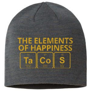 The Elements Of Happiness Taco Lover Sustainable Beanie