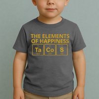 The Elements Of Happiness Taco Lover Toddler T-Shirt