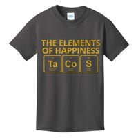 The Elements Of Happiness Taco Lover Kids T-Shirt
