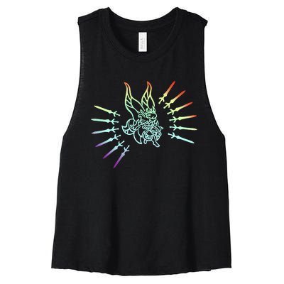 Terraria Empress Of Light Women's Racerback Cropped Tank