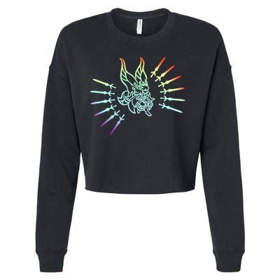 Terraria Empress Of Light Cropped Pullover Crew
