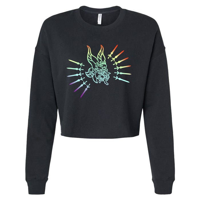 Terraria Empress Of Light Cropped Pullover Crew