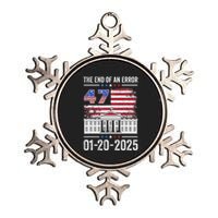 The End Of An Error 47th President 2025 Inauguration Metallic Star Ornament