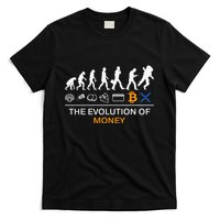 The Evolution Of Money Funny Bitcoin Ripple Xrp To The Moon T-Shirt