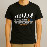 The Evolution Of Money Funny Bitcoin Ripple Xrp To The Moon T-Shirt