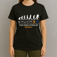 The Evolution Of Money Funny Bitcoin Ripple Xrp To The Moon T-Shirt