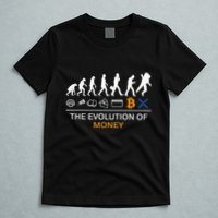 The Evolution Of Money Funny Bitcoin Ripple Xrp To The Moon T-Shirt