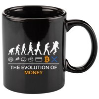 The Evolution Of Money Funny Bitcoin Ripple Xrp To The Moon 11oz C Handle Ceramic Mug