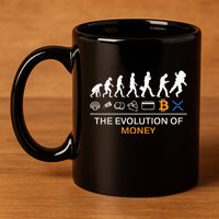 The Evolution Of Money Funny Bitcoin Ripple Xrp To The Moon 11oz C Handle Ceramic Mug