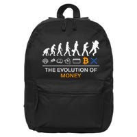 The Evolution Of Money Funny Bitcoin Ripple Xrp To The Moon 16 in Basic Backpack