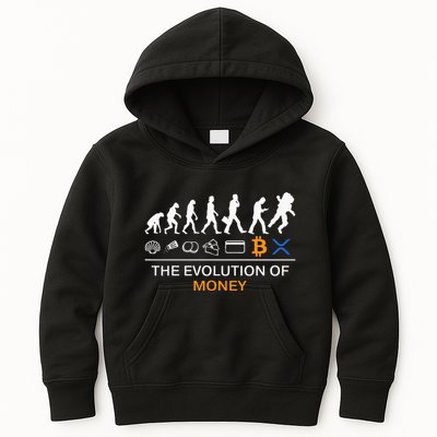 The Evolution Of Money Funny Bitcoin Ripple Xrp To The Moon Kids Hoodie