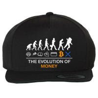 The Evolution Of Money Funny Bitcoin Ripple Xrp To The Moon Wool Snapback Cap