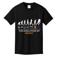 The Evolution Of Money Funny Bitcoin Ripple Xrp To The Moon Kids T-Shirt