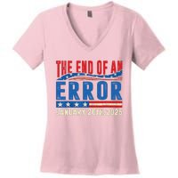 The End Of An Error January 20th 2025 Women's V-Neck T-Shirt