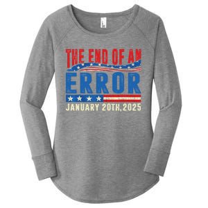 The End Of An Error January 20th 2025 Women's Perfect Tri Tunic Long Sleeve Shirt