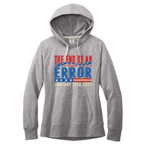 The End Of An Error January 20th 2025 Women's Fleece Hoodie