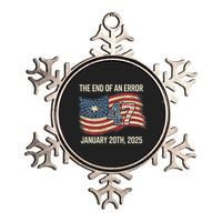 The End Of An Error January 20 2025 Inauguration Metallic Star Ornament