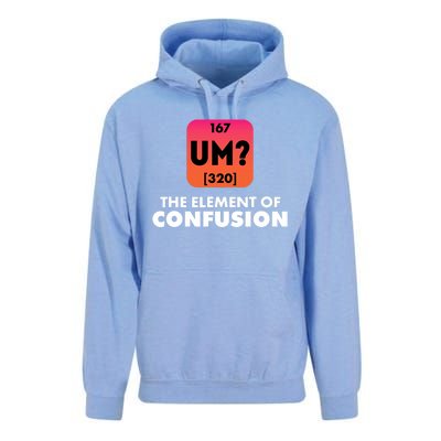 The Element Of Confusion Periodic Science Funny Unisex Surf Hoodie