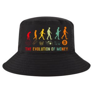 The Evolution Of Money Bitcoin Btc Crypto Cryptocurrency Cool Comfort Performance Bucket Hat