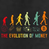 The Evolution Of Money Bitcoin Btc Crypto Cryptocurrency Cool Comfort Performance Bucket Hat