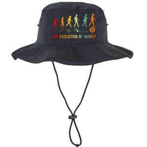 The Evolution Of Money Bitcoin Btc Crypto Cryptocurrency Legacy Cool Fit Booney Bucket Hat