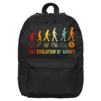 The Evolution Of Money Bitcoin Btc Crypto Cryptocurrency 16 in Basic Backpack