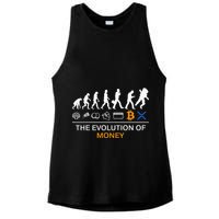 The Evolution Of Money Bitcoin Ripple Xrp To The Moon Ladies PosiCharge Tri-Blend Wicking Tank