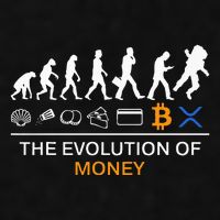 The Evolution Of Money Bitcoin Ripple Xrp To The Moon Ladies PosiCharge Tri-Blend Wicking Tank