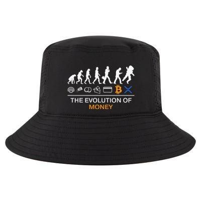 The Evolution Of Money Bitcoin Ripple Xrp To The Moon Cool Comfort Performance Bucket Hat