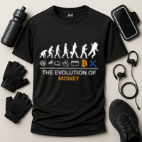 The Evolution Of Money Bitcoin Ripple Xrp To The Moon Performance Shirt