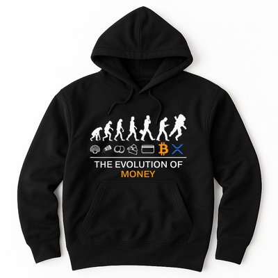 The Evolution Of Money Bitcoin Ripple Xrp To The Moon Hoodie