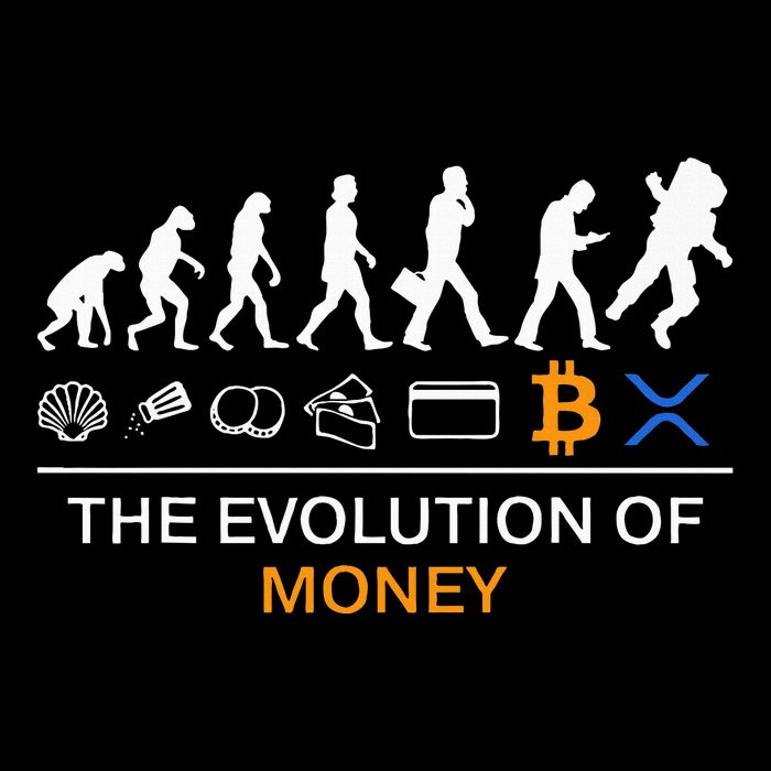 The Evolution Of Money Bitcoin Ripple Xrp To The Moon Daily Commute Backpack