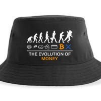 The Evolution Of Money Bitcoin Ripple Xrp To The Moon Sustainable Bucket Hat