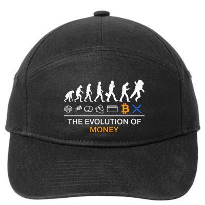 The Evolution Of Money Bitcoin Ripple Xrp To The Moon 7-Panel Snapback Hat