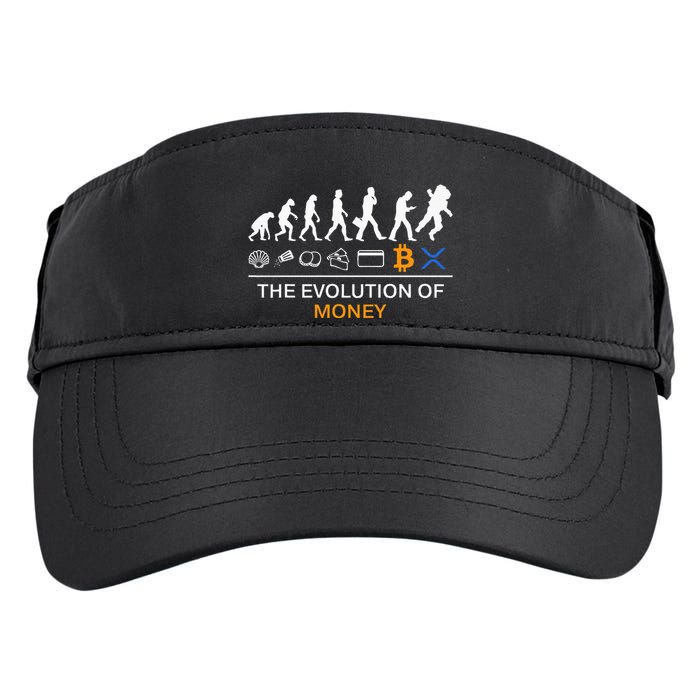 The Evolution Of Money Bitcoin Ripple Xrp To The Moon Adult Drive Performance Visor