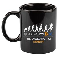 The Evolution Of Money Bitcoin Ripple Xrp To The Moon 11oz C Handle Ceramic Mug