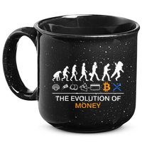 The Evolution Of Money Bitcoin Ripple Xrp To The Moon 15oz Campfire Ceramic Mug