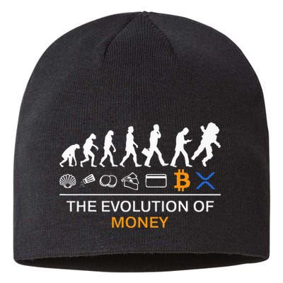 The Evolution Of Money Bitcoin Ripple Xrp To The Moon Sustainable Beanie