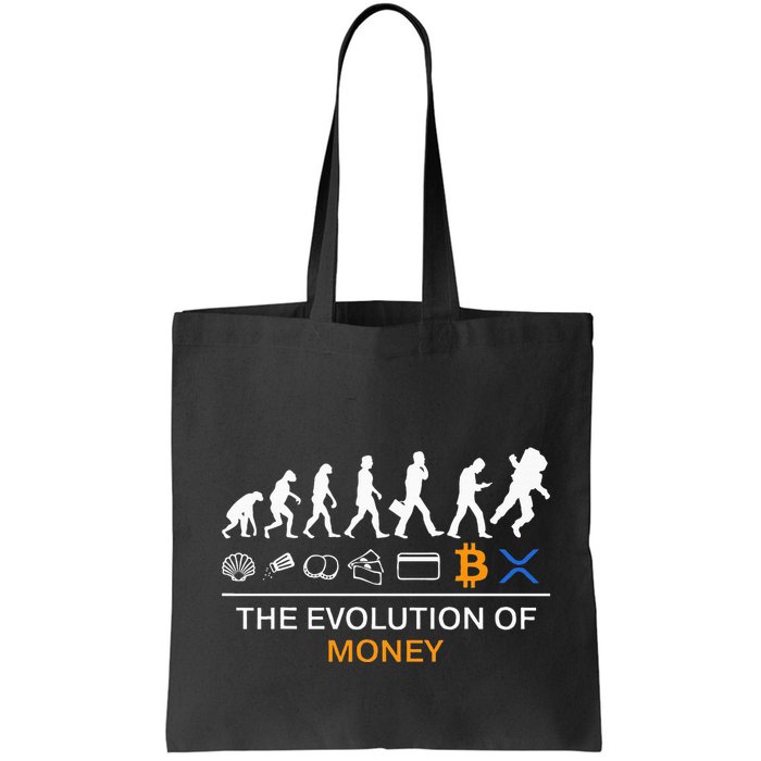 The Evolution Of Money Bitcoin Ripple Xrp To The Moon Bag