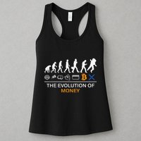 The Evolution Of Money Bitcoin Ripple Xrp To The Moon Womens Tank Top