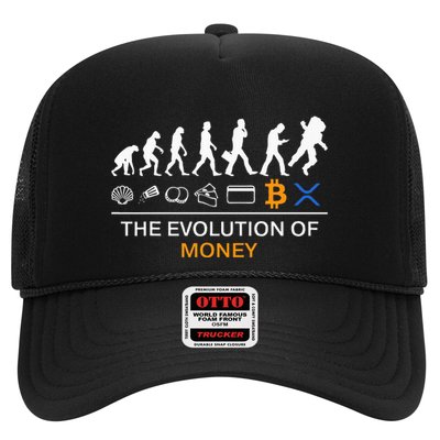 The Evolution Of Money Bitcoin Ripple Xrp To The Moon Trucker Hat
