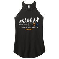 The Evolution Of Money Bitcoin Ripple Xrp To The Moon Women's Perfect Tri Rocker Tank