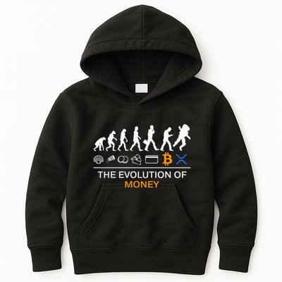 The Evolution Of Money Bitcoin Ripple Xrp To The Moon Kids Hoodie