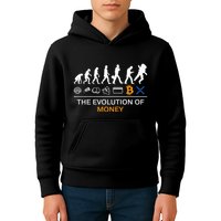 The Evolution Of Money Bitcoin Ripple Xrp To The Moon Kids Hoodie