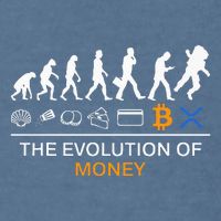 The Evolution Of Money Bitcoin Ripple Xrp To The Moon Garment-Dyed Sweatshirt